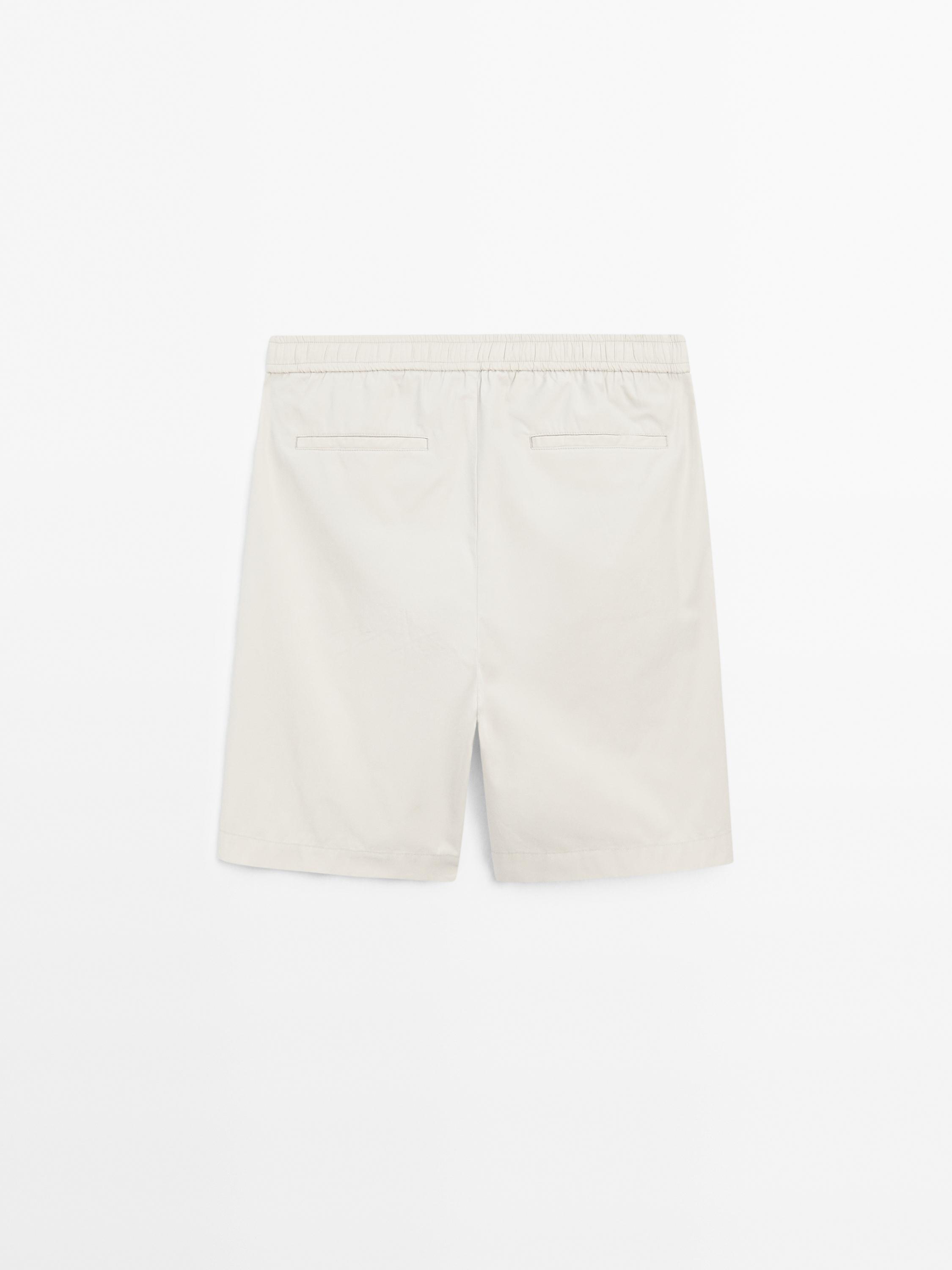 Bermuda de jogging en popeline